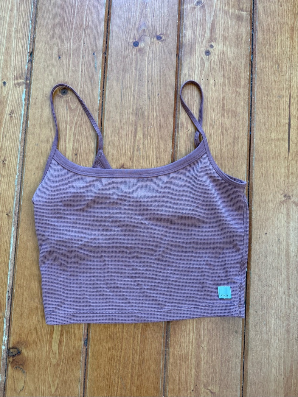 Vuori Ribbed Cropped Tank Top